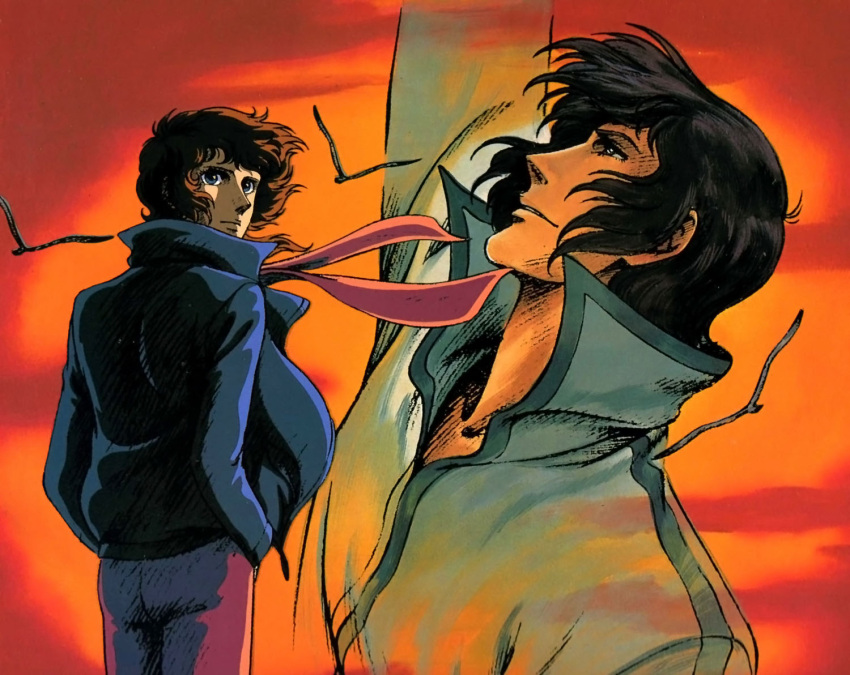 ace_wo_nerae, jacket, oka_hiromi, scarf, wind