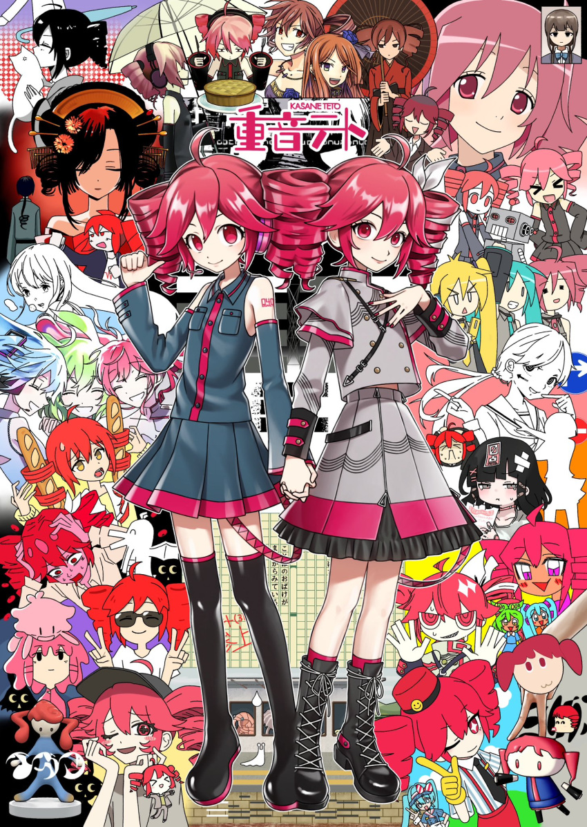 >_<, 0_0, 2boys, 2kumi_3, 6+girls, =_=, \||/, akita_neru