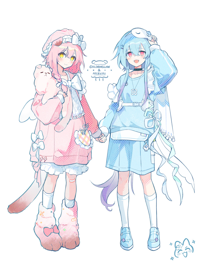 1boy, 1girl, absurdres, adjusting_eyewear, alternate_costume, animal, animal_ears, arknights