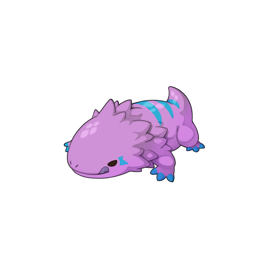 :q, animal_focus, chibi, chibi_only, closed_mouth, full_body, lizard, no_humans