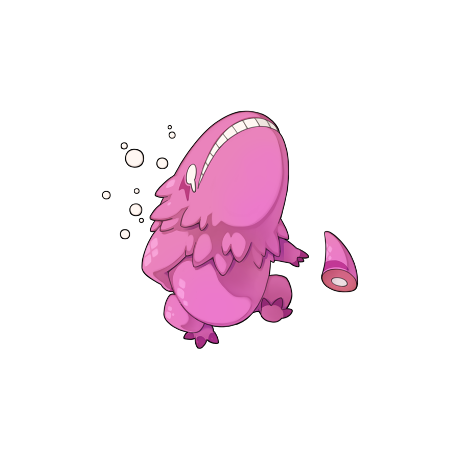 animal_focus, chibi, chibi_only, full_body, lizard, no_humans, official_art, pitaya_(ragnarok_online)