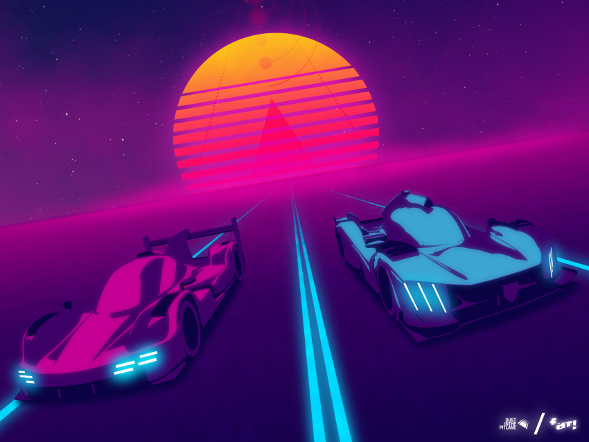 artist_name, car, english_commentary, fat_factor, glowing, highres, imsa_sportscar_championship, le_mans_prototype