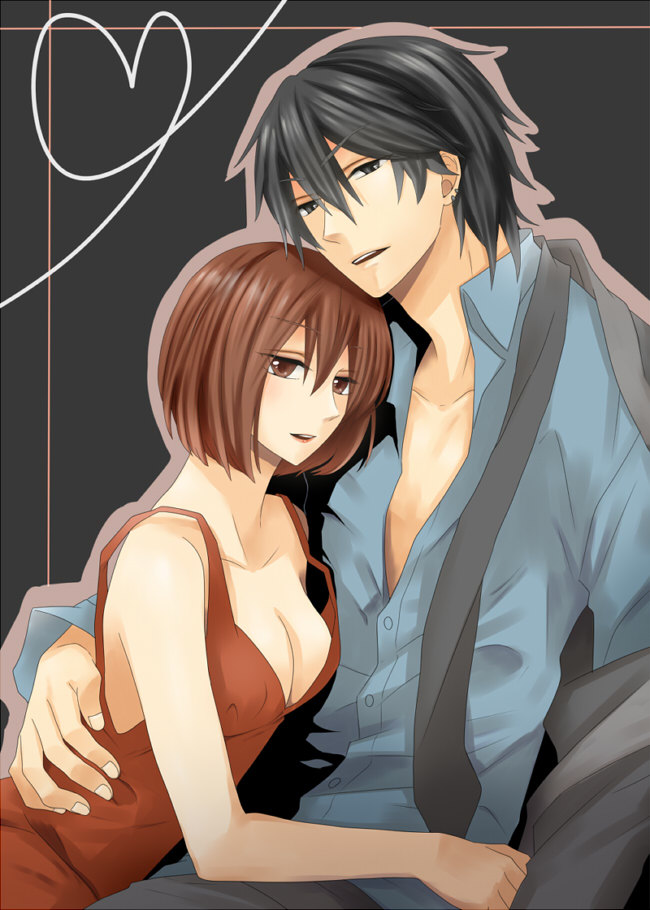 1girl, alternate_costume, bad_id, black_eyes, black_hair, breasts, brown_eyes, brown_hair