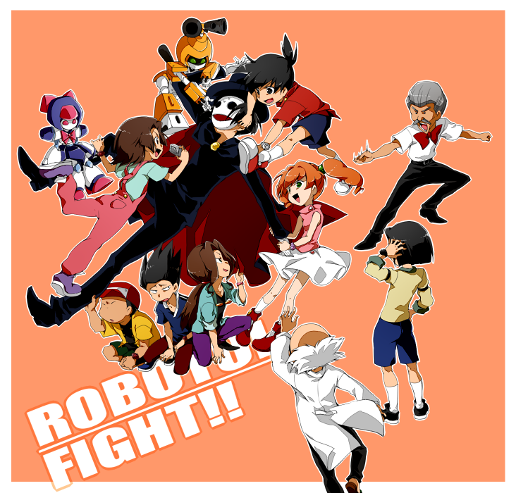 3girls, 6+boys, agata_hikaru, aged_up, ahoge, amazake_arika, baseball_cap, black_hair