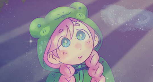 1girl, animal_hood, blue_eyes, blush, braid, closed_mouth, commentary, english_commentary