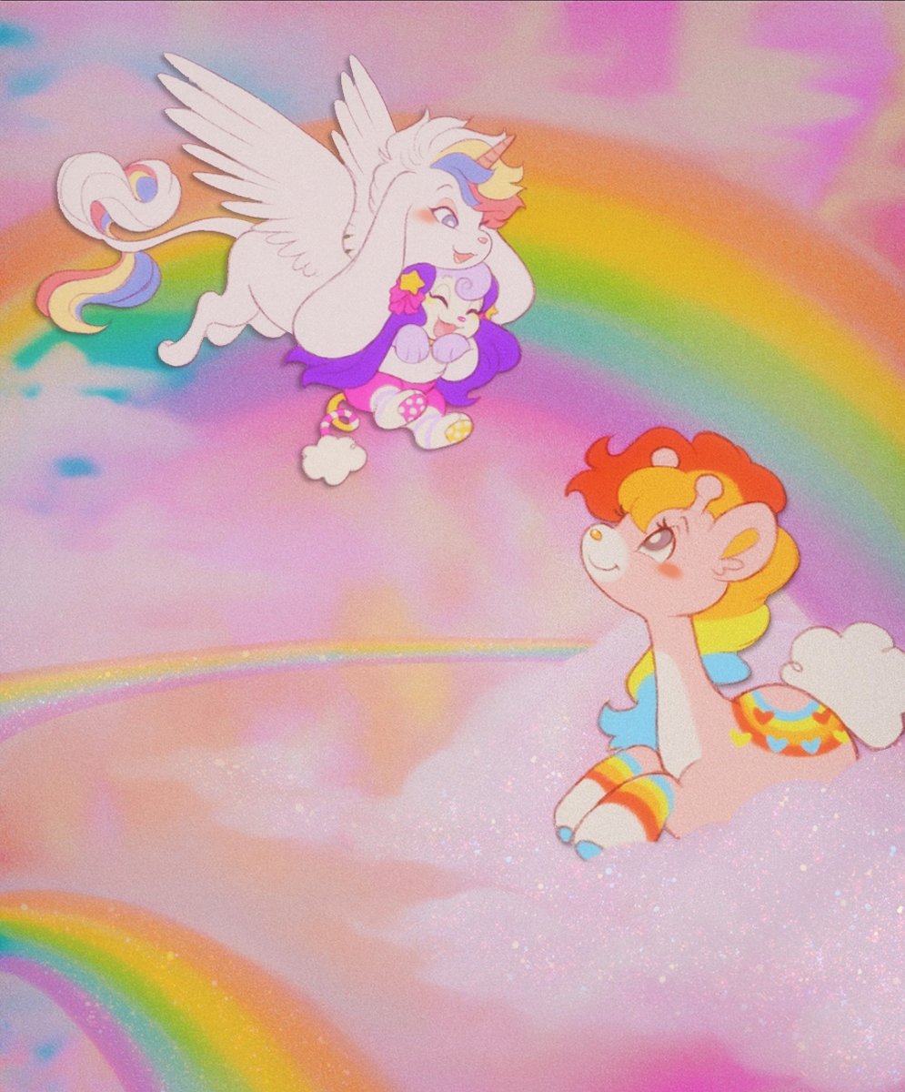 animal, animal_focus, blush, carrying, clouds, colorful, commentary, creature
