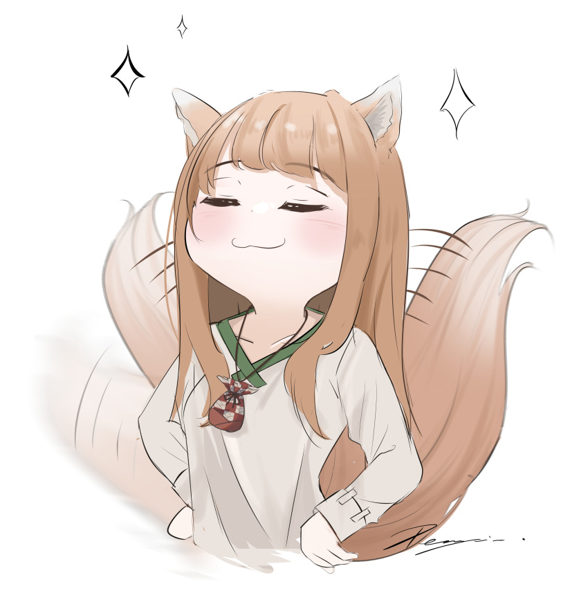 1girl, :3, absurdres, animal_ear_fluff, animal_ears, artist_name, blunt_bangs, blush