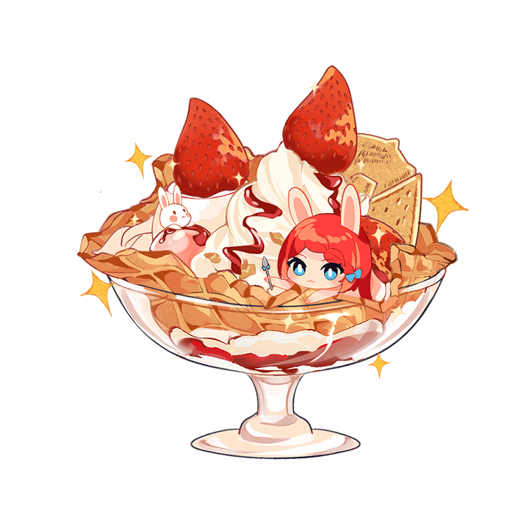 1girl, :3, animal_ears, animated, animated_gif, bare_arms, blue_bow, blue_eyes, blush_stickers, bow, bowl, braid, bright_pupils, check_copyright, chibi, chinese_commentary, closed_mouth, commentary_request, copyright_request, dress, ear_wiggle, eyelashes, food, fruit, glass_bowl, hair_bow, holding, holding_spoon, ice_cream, ice_cream_cone, in_food, jinchuangen, long_dress, long_hair, looking_at_viewer, looping_animation, lying, mini_person, minigirl, on_stomach, one_eye_closed, open_mouth, original, rabbit, rabbit_ears, redhead, simple_background, single_braid, sleeveless, sleeveless_dress, smile, solo, sparkle, spoon, strawberry, sundae, syrup, very_long_hair, waffle_cone, white_background, white_dress, white_pupils