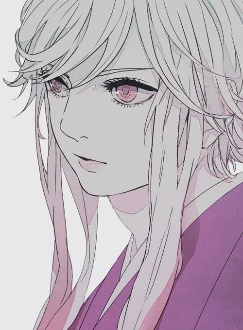 1girl, close-up, expressionless, eyelashes, japanese_clothes, kasuga_(sengoku_basara), kimono, lips