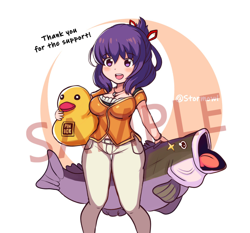 1girl, absurdres, artist_name, blush, bracelet, breasts, commentary, commission
