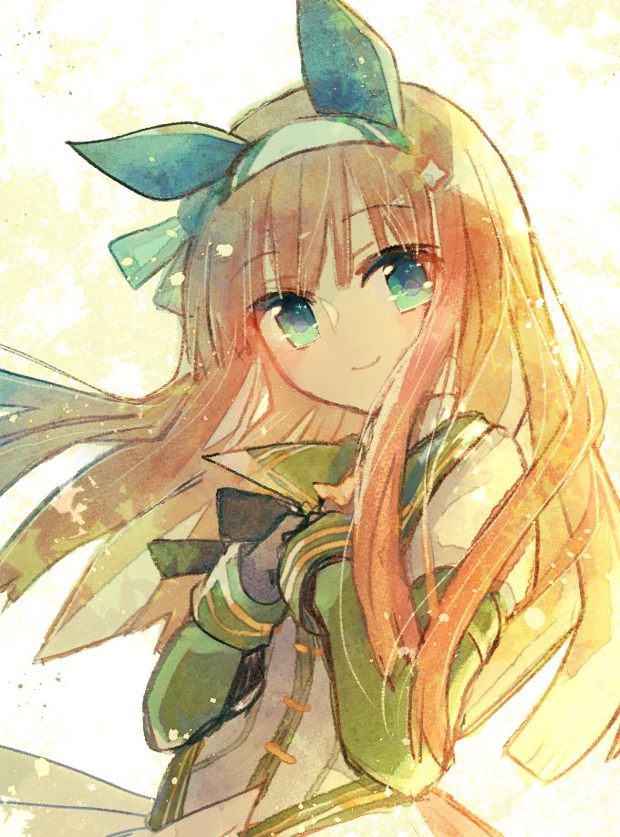 1girl, animal_ears, aqua_eyes, backlighting, black_bow, black_bowtie, bow, bowtie