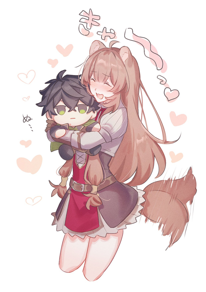 1girl, :3, :d, animal_ears, arm_cuffs, belt, black_dress, black_hair