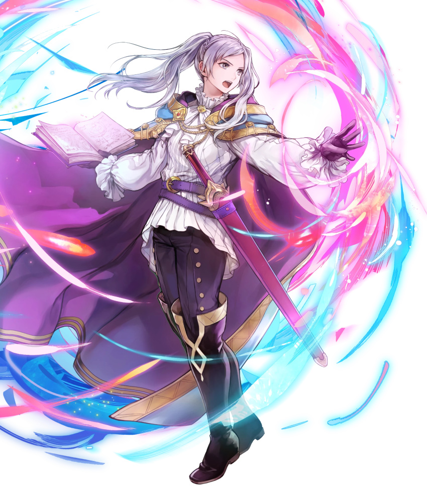 1girl, fire_emblem, fire_emblem_awakening, fire_emblem_heroes, highres, non-web_source, robin_(female)_(exalt's_right_hand)_(fire_emblem), robin_(female)_(fire_emblem)