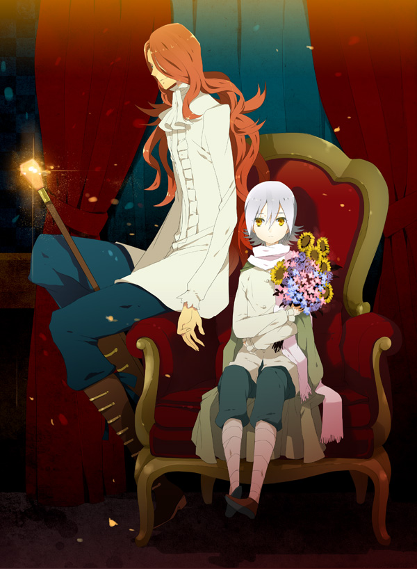 baron_salamander, chair, flower, hair_over_one_eye, heartcatch_precure!, long_hair, male, mami