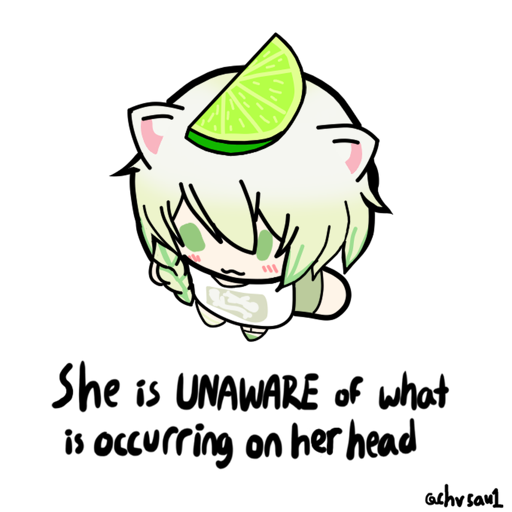 1girl, animal_ears, brush, chibi, english_commentary, ferret, ferret_ears, ferret_girl