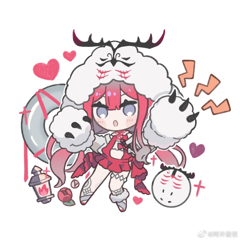 1girl, :o, baobhan_sith_(fate), baobhan_sith_(swimsuit_pretender)_(fate), baobhan_sith_(swimsuit_pretender)_(first_ascension)_(fate), blush, cernunnos_(fate), character_hood
