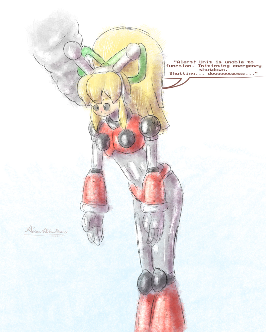ameerashourdraws, armor, artist_request, blonde_hair, deviantart, hairband, highres, hyper_roll_(marvel_vs._capcom)