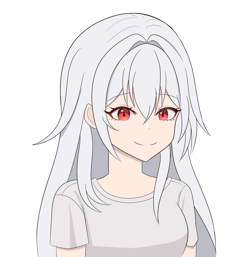 1girl, absurdres, blush, breasts, highres, long_hair, looking_at_viewer, non-web_source