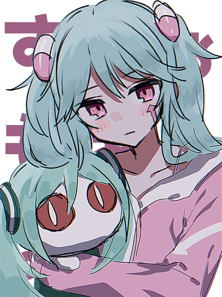 1girl, aimaina, blue_hair, blush, closed_mouth, collarbone, commentary, facial_mark