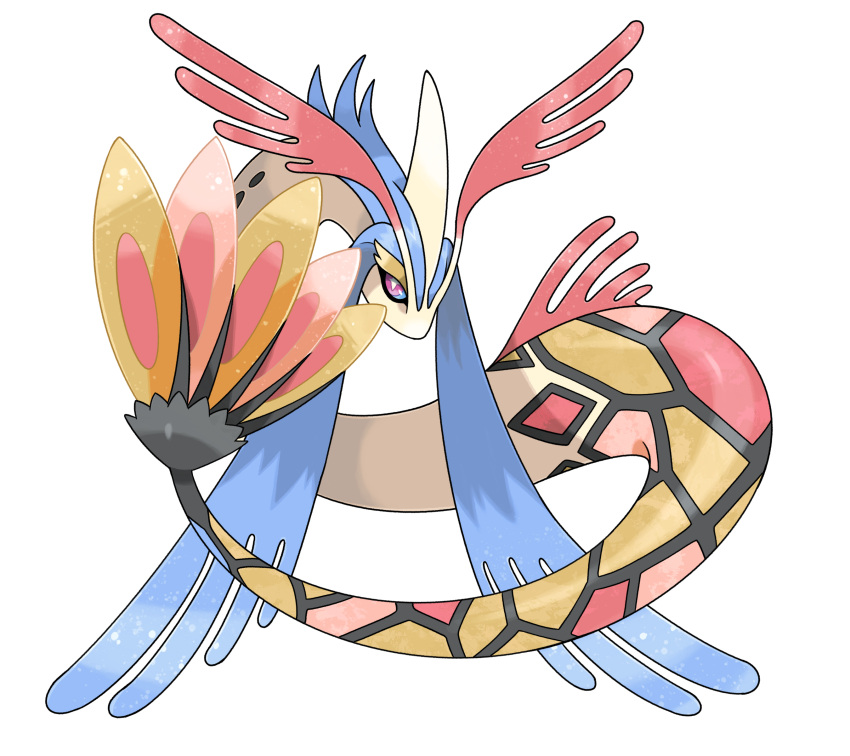 absurdres, fakemon, full_body, highres, looking_at_viewer, mega_pokemon_(other), milotic, no_humans