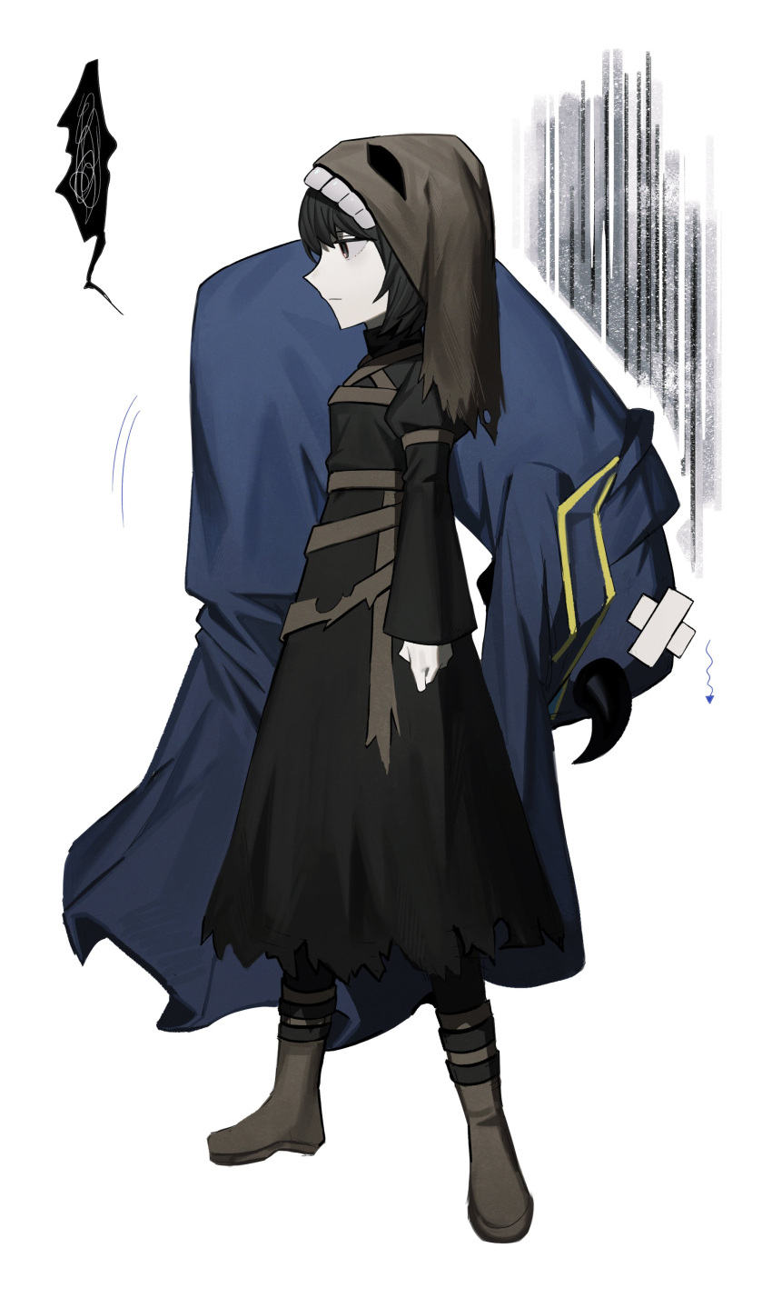 1boy, 1girl, absurdres, asdf1211950, black_dress, black_eyes, black_hair, black_pantyhose