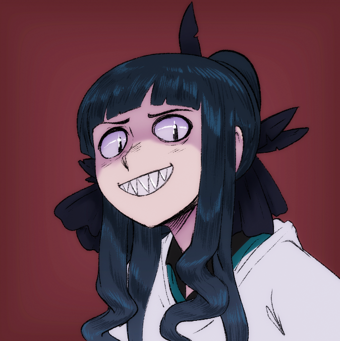 1girl, artemis_of_the_blue, atelier_live, black_eyes, black_hair, black_ribbon, blunt_bangs, english_commentary