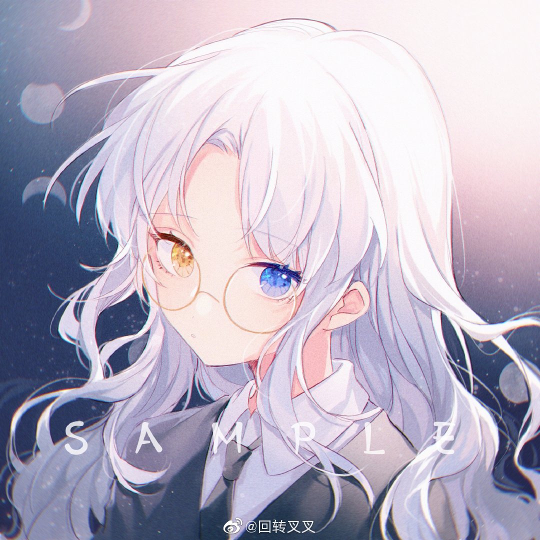 1girl, :o, belt, black_belt, black_jacket, blue_background, blue_eyes, ccha