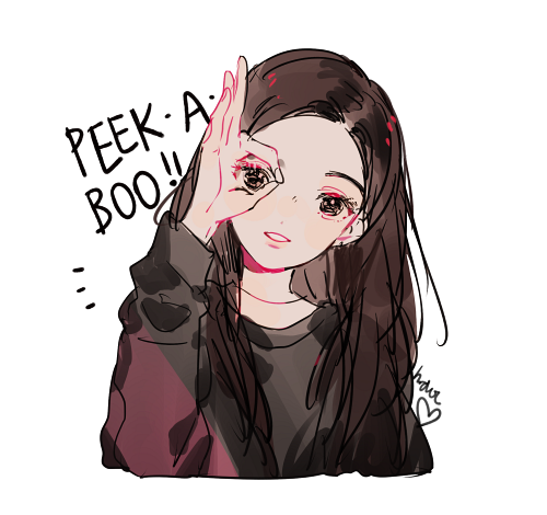 1girl, brown_hair, english_commentary, hrd0c, irene_(red_velvet), k-pop, long_hair, long_sleeves