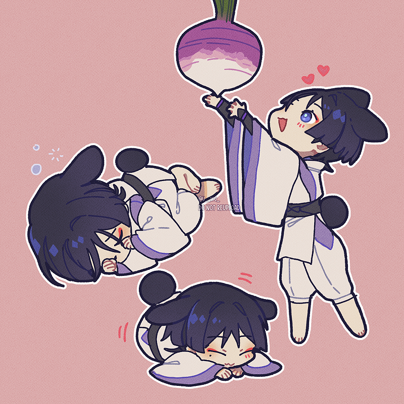 1boy, animal_ears, barefoot, belt, black_belt, black_hair, blue_eyes, blunt_ends