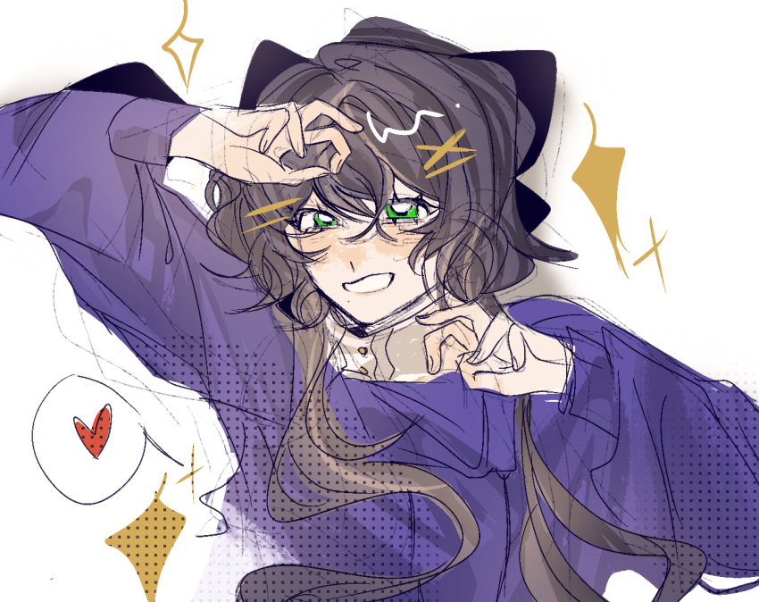 1girl, arm_up, black_hair, chinese_commentary, commentary_request, dandan_nuhai, genderswap, genderswap_(mtf)
