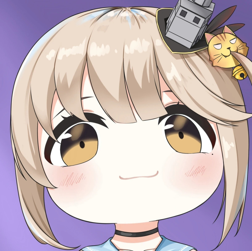 1girl, azur_lane, musketeer_(azur_lane), quancy, smile, tiger_hair_ornament