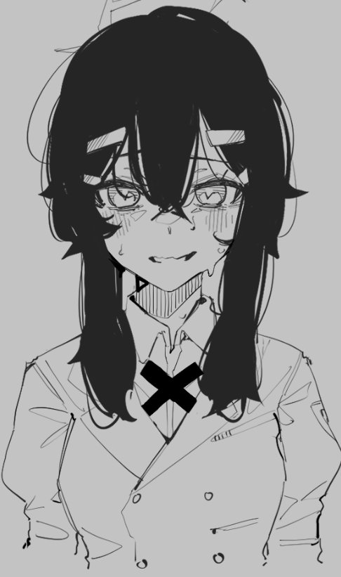 10_4_(10f0ur), 1girl, blue_archive, blush, collared_shirt, cropped_torso, crossed_bangs, english_commentary