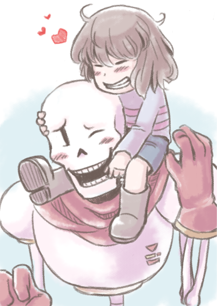 1boy, 1other, 2016, 2d, ambiguous_gender, blue_background, blue_shorts, blush