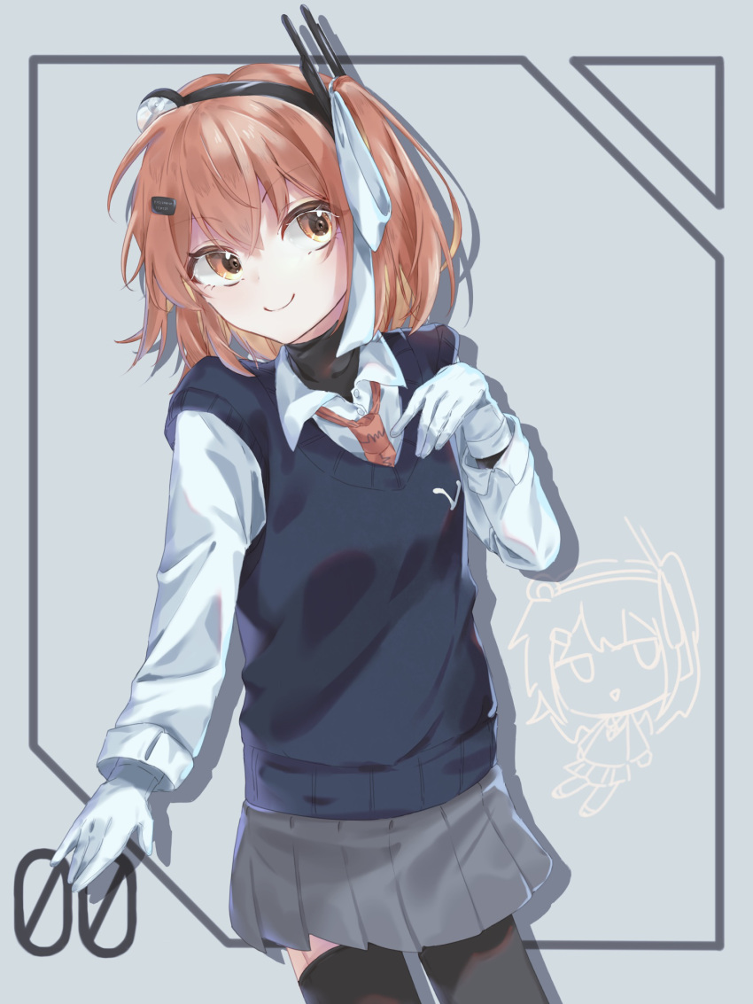 1girl, a.i._voice, adachi_rei, alternate_costume, android, artificial_eye, black_thighhighs, black_undershirt