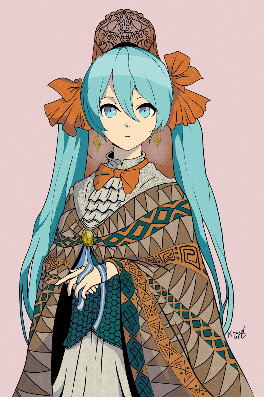 1girl, absurdres, alternate_costume, aqua_eyes, aqua_hair, argentina, argentinian_miku, artist_name