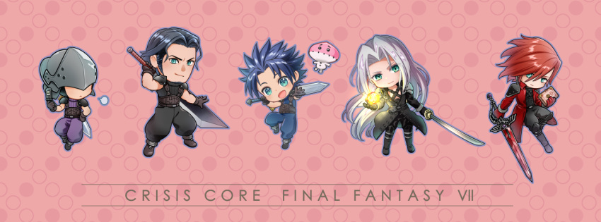 5boys, aelys77, angeal_hewley, aqua_eyes, armor, baggy_pants, belt, black_gloves