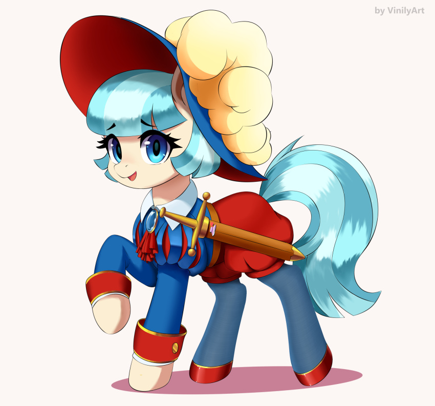 alternate_costume, animal, animal_focus, animification, bloomers, blue_eyes, blue_hair, blue_hat