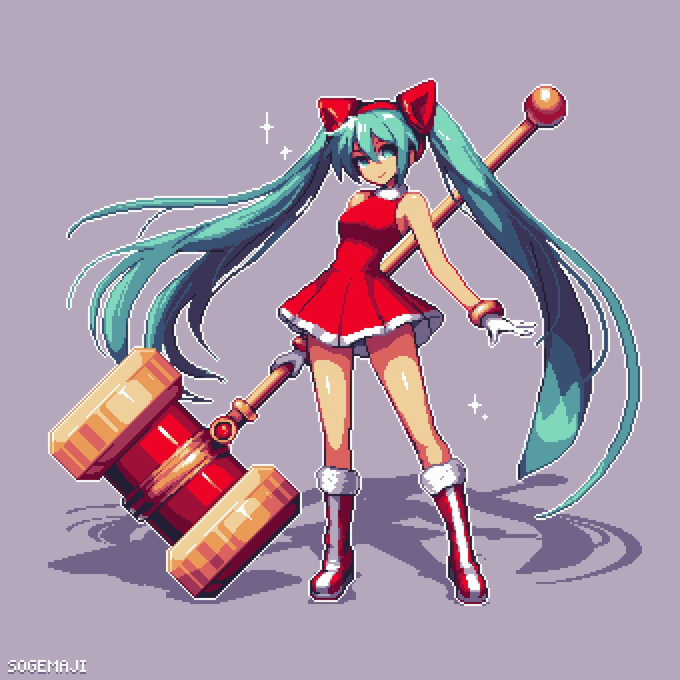 1girl, amy_rose, amy_rose_(cosplay), aqua_eyes, aqua_hair, artist_name, bare_shoulders, breasts