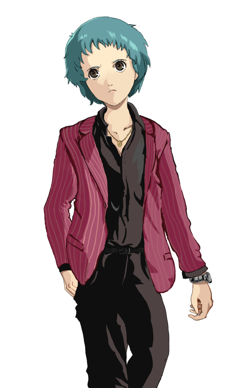1girl, absurdres, akiyama_shun, akiyama_shun_(cosplay), aqua_hair, blue_hair, cosplay, highres