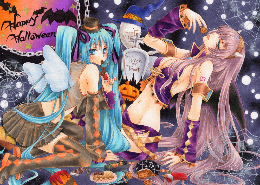 2girls, aqua_eyes, aqua_hair, arm_support, bat, bat_wings, blush, boots