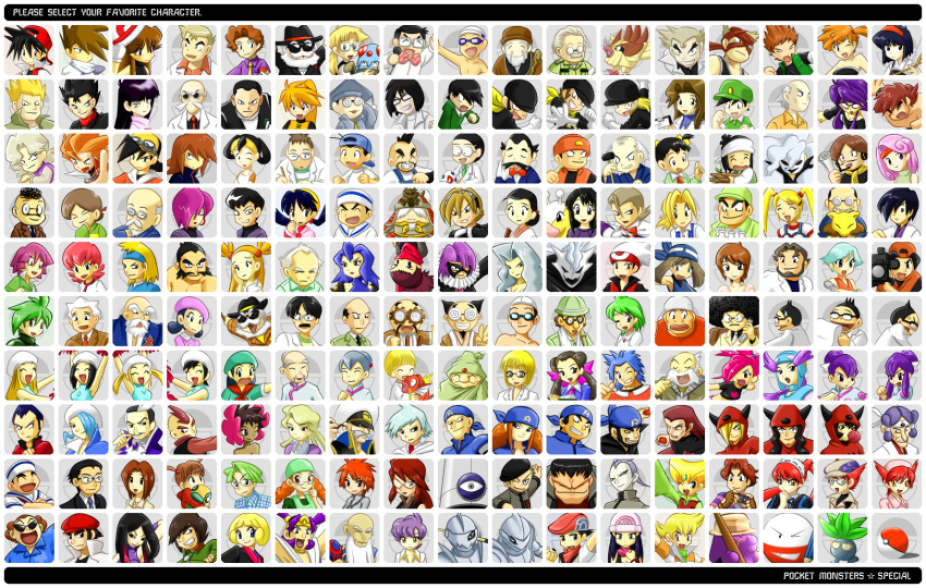 6+boys, 6+girls, abra, afro, agatha_(pokemon), al_(pokemon_adventures), amber_(pokemon_adventures), anabel_(pokemon)