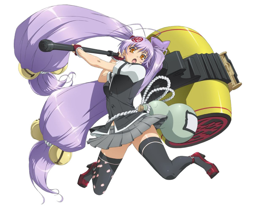hyakka_ryouran_samurai_girls, jpeg_artifacts, kanetsugu_naoe, tagme, weapon