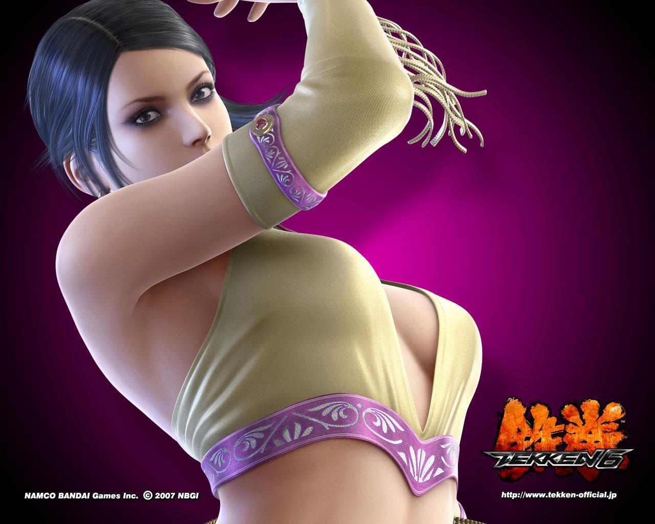 alluring, black_hair, namco, solo, tekken, tekken_tag_tournament_2, zafina