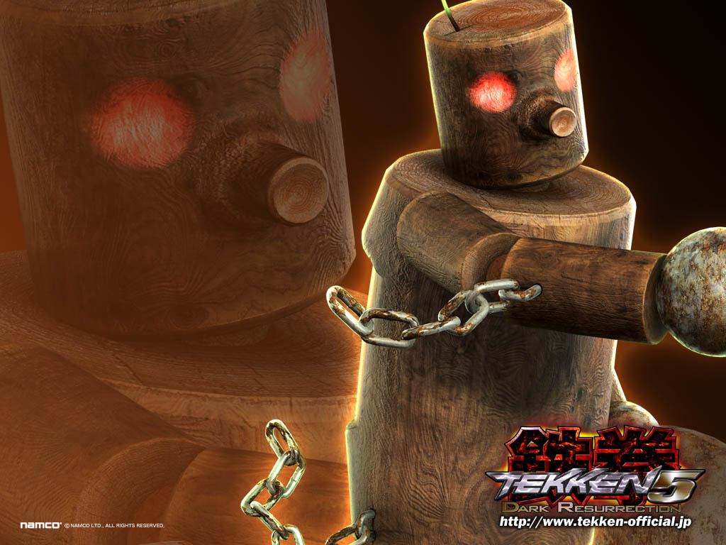 mokujin, namco, solo, tekken, tekken_5