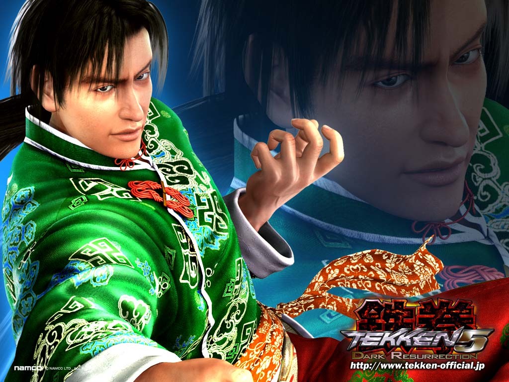 brown_eyes, brown_hair, chinese_dress, close, lie_wulong, male, namco, solo