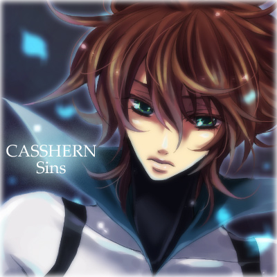 1boy, bishounen, blue_eyes, bodysuit, brown_hair, casshern, casshern_(series), casshern_sins