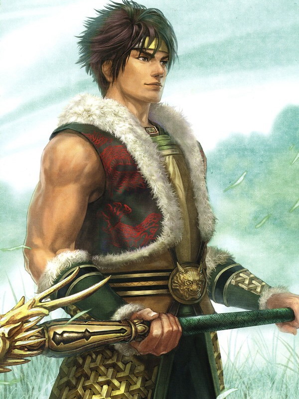 armored, brown_eyes, brown_hair, dynasty_warriors, guan_ping, koei, sangoku_musou, shield