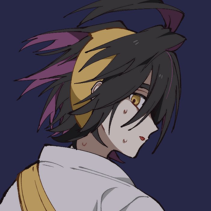 1boy, black_hair, commentary_request, hairband, hogeol_pk, kieran_(pokemon), long_bangs, looking_back