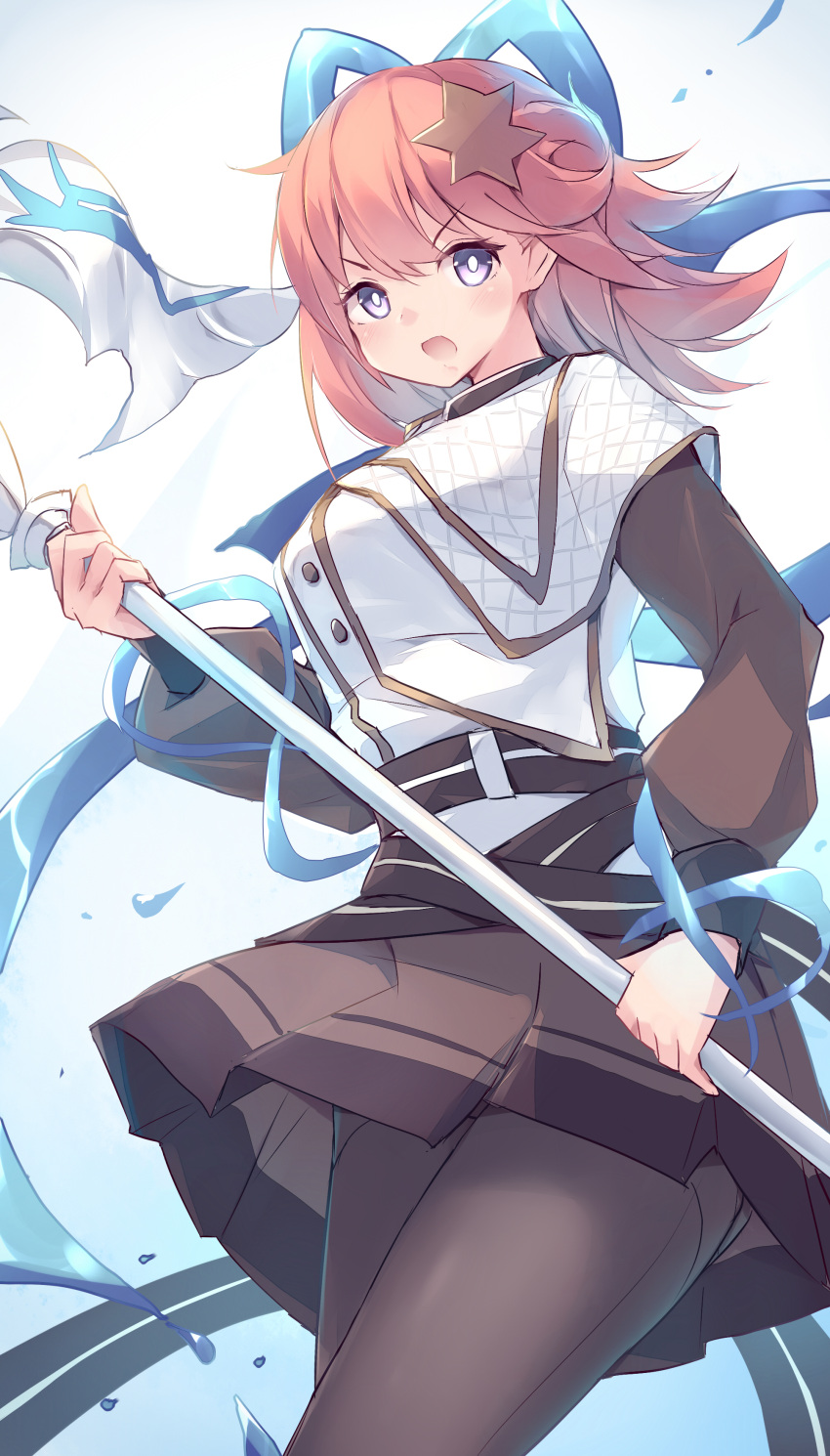 1girl, absurdres, black_skirt, contrapposto, duel_monster, exosister_kaspitell, exosister_stella, highres