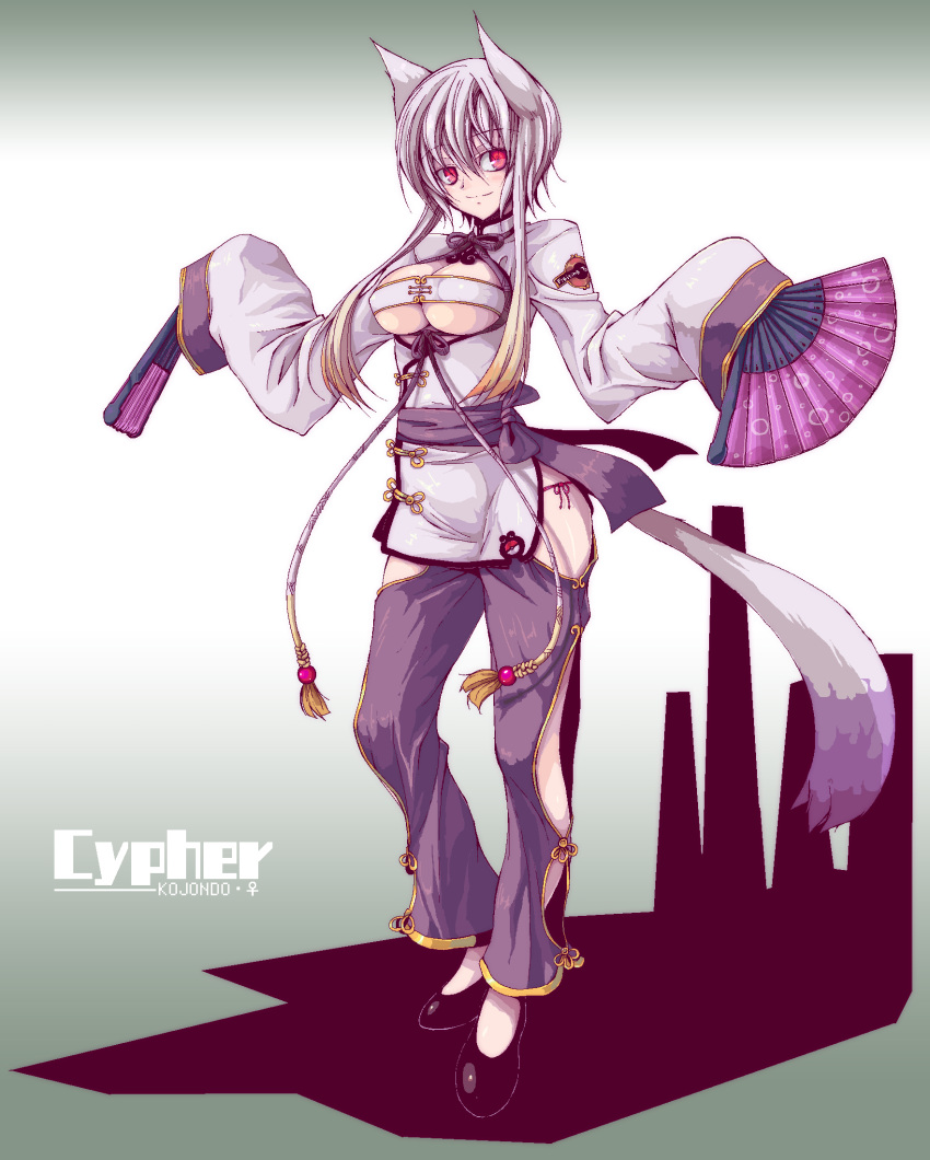 fan, folding_fan, fukai_ryosuke, fukai_ryousuke, gijinka, highres, kojondo, mienshao